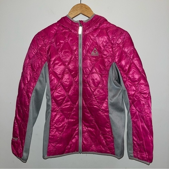 Gerry Quilted Down Puffer Pink Coat with Hood Children’s Size Large 14/16 - Picture 1 of 10
